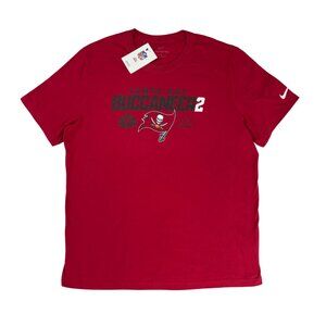 NWT Nike Men's Tampa Bay Buccaneers Super Bowl T-Shirt in Red Size XL